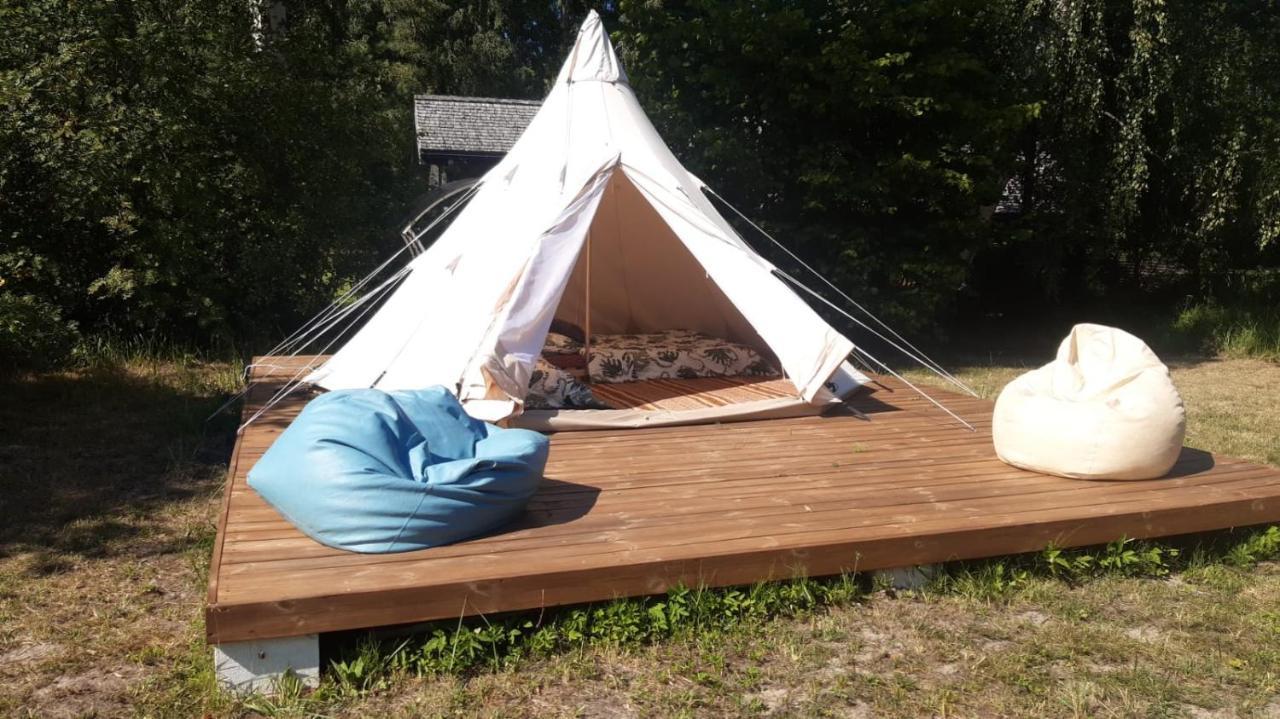 Hotel Glamping Fluffy Horns - Glempings Pukainie Ragi Plieņciems Exterior foto