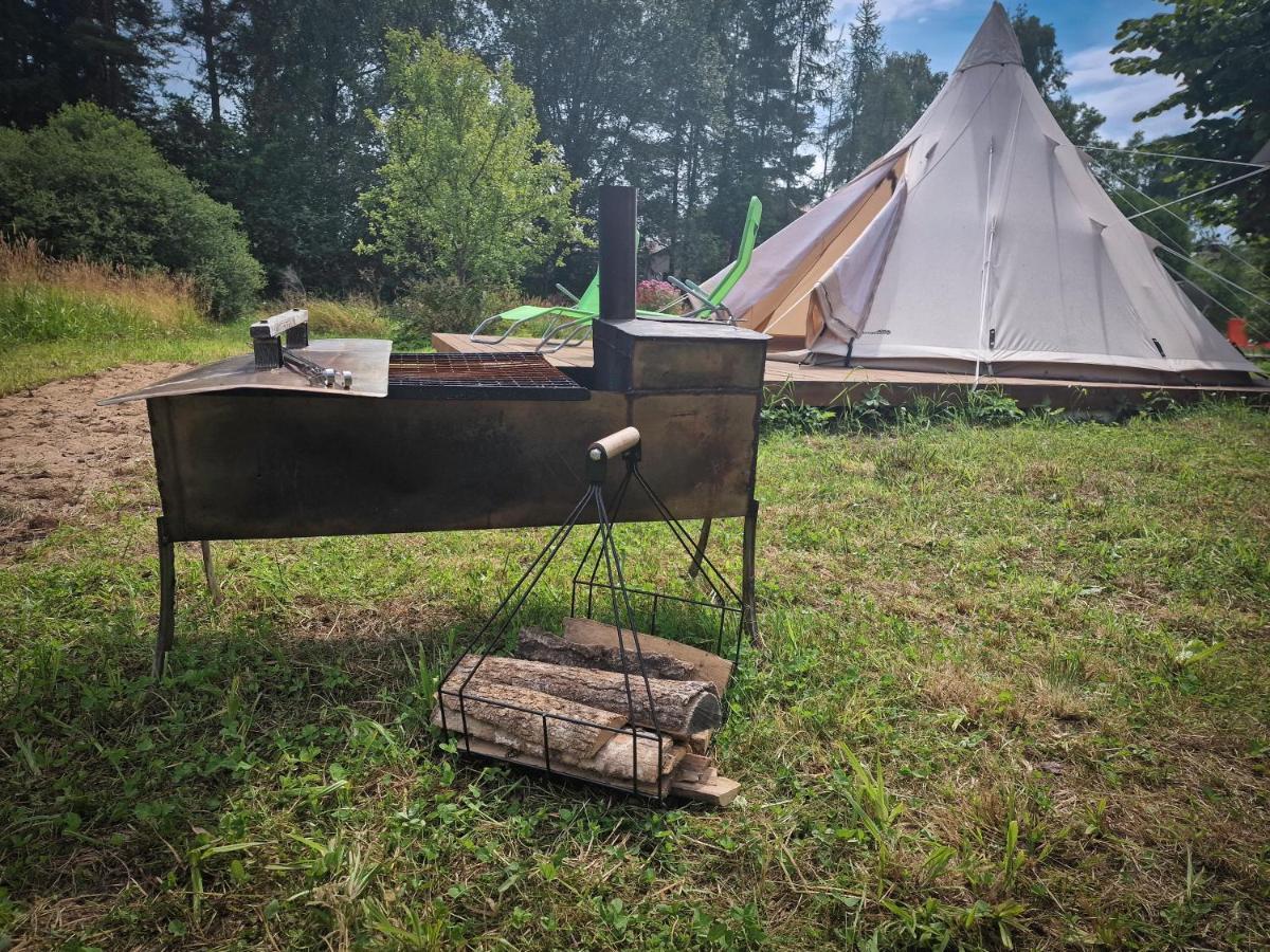 Hotel Glamping Fluffy Horns - Glempings Pukainie Ragi Plieņciems Exterior foto
