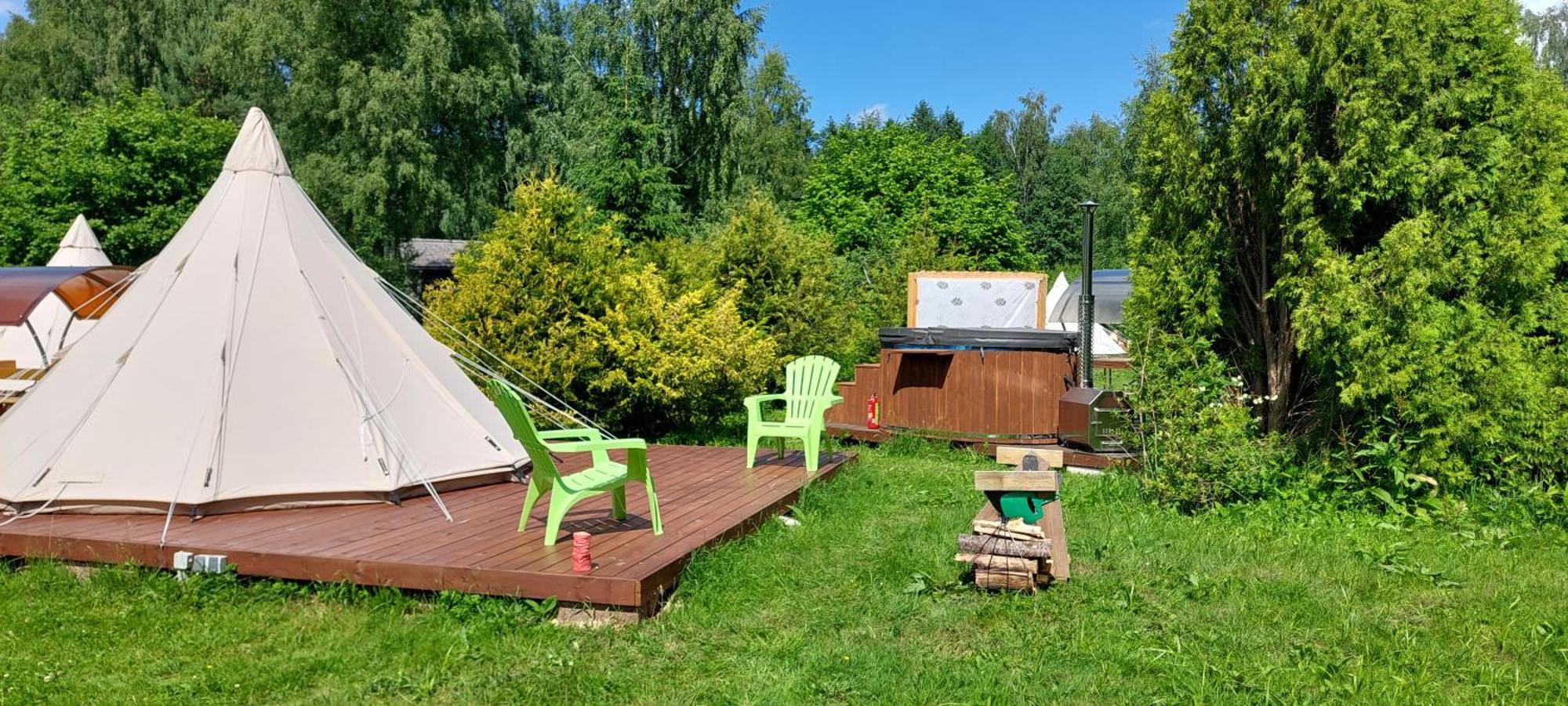 Hotel Glamping Fluffy Horns - Glempings Pukainie Ragi Plieņciems Exterior foto